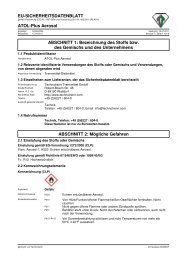 EU-SICHERHEITSDATENBLATT ATOL-Plus Aerosol ABSCHNITT 1 ...