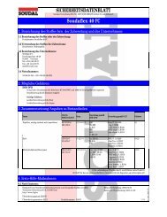 SICHERHEITSDATENBLATT Soudaflex 40 FC