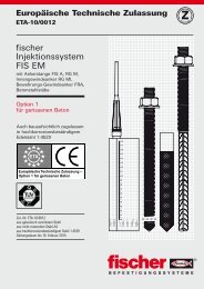 fischer Injektionssystem FIS EM