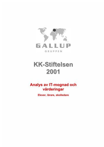 KK-Stiftelsen 2001