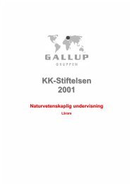 KK-Stiftelsen 2001