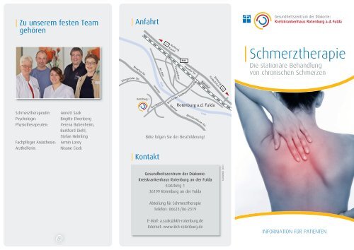|Schmerztherapie - Kreiskrankenhaus Rotenburg an der Fulda