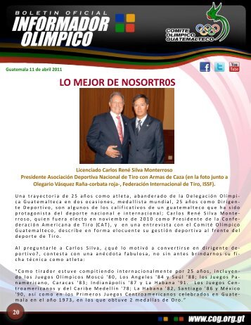 boletin-020 - Comite Olimpico Guatemalteco