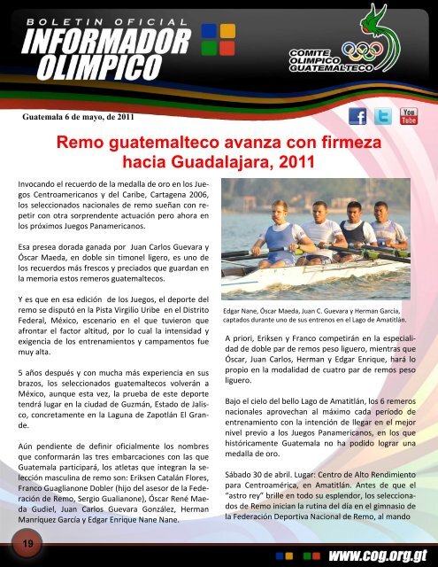 boletin-0027 - Comite Olimpico Guatemalteco