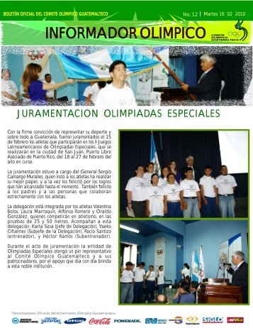 boletin-012 - Comite Olimpico Guatemalteco