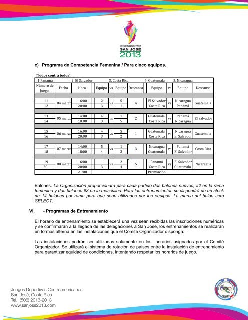 Balonmano - Comite Olimpico Guatemalteco