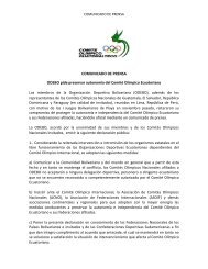 Comunicado de Prensa, COG 28-12-12 - Comite Olimpico ...