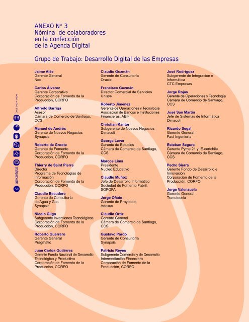 Agenda Digital 2004-2006 - Ministerio de EconomÃ­a, Fomento y ...