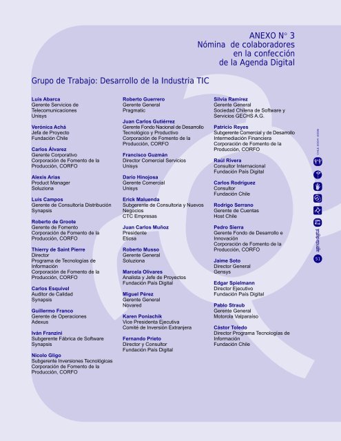 Agenda Digital 2004-2006 - Ministerio de EconomÃ­a, Fomento y ...