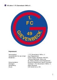 SCHENNEN Gesellschaft mbH + PARTNER - 1. FC Gievenbeck