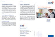 Wahl- und Komfortleistungen im kkm - Katholisches Klinikum Mainz