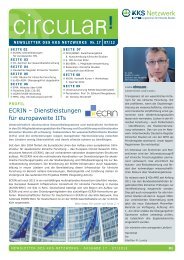 Newsletter Nr. 17 07/2012 PDF | (1,63 MB) - KKS-Netzwerk