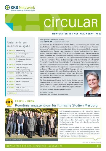 Newsletter Nr. 20 PDF | (1,03 MB) - KKS-Netzwerk