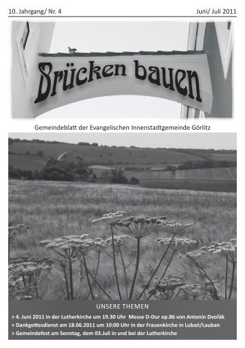 Brücken bauen Nr. 4 2011