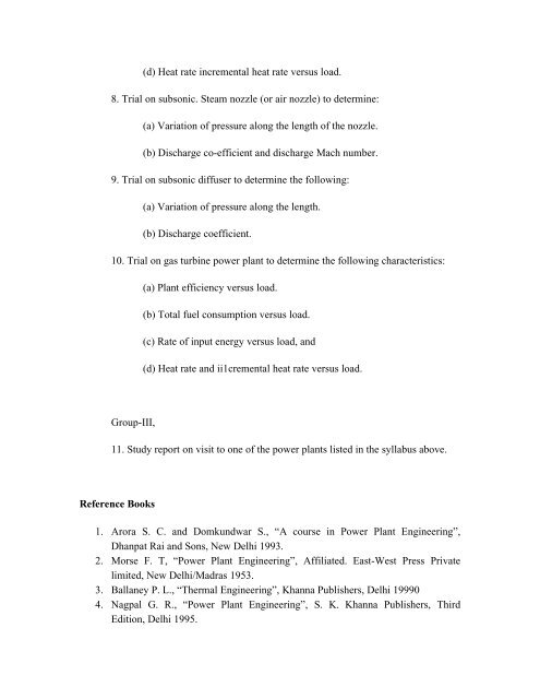 BE Mechanical 2003 Structure - K. K. Wagh Education Society