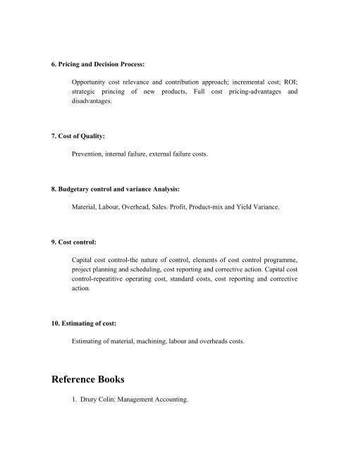 BE Mechanical 2003 Structure - K. K. Wagh Education Society