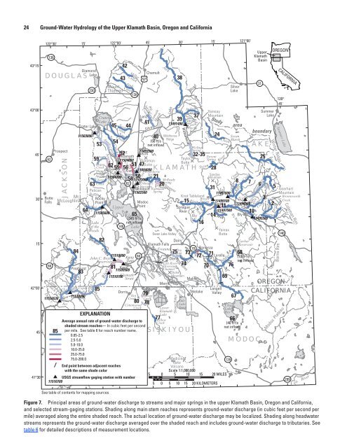 Ground-Water Hydrology of the Upper Klamath Basin, Oregon and ...