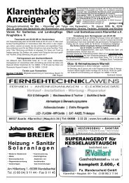 Nr. 02/2008 - Klarenthaler Anzeiger