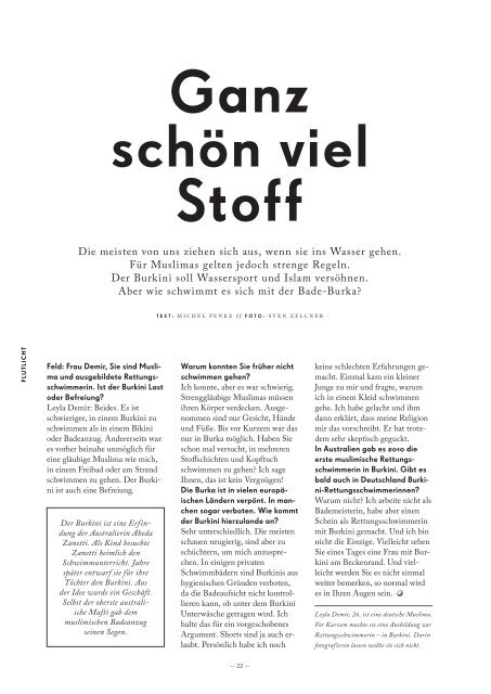 Feld - Klartext-Magazins