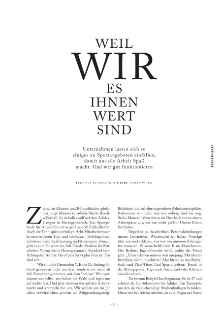 Feld - Klartext-Magazins