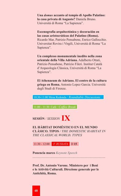 Descargar programa preliminar (PDF) - Congreso Internacional de ...