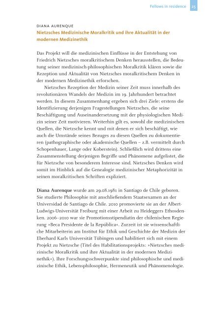 Programm Kolleg Friedrich Nietzsche 2013 - Klassik Stiftung Weimar