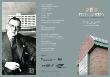 Peter Behrens - Klassik Stiftung Weimar