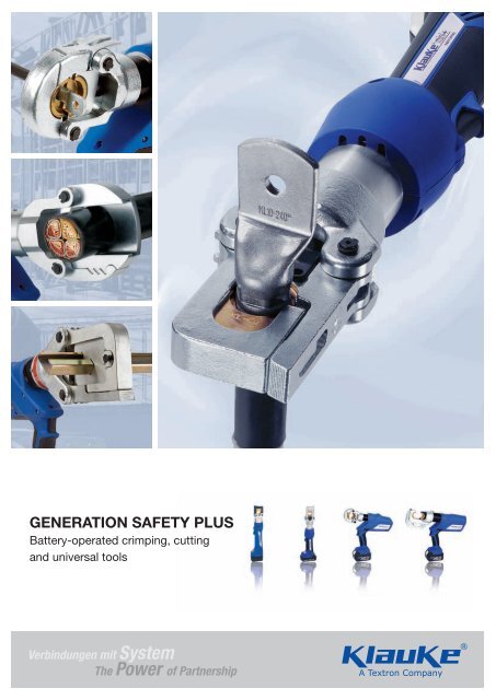 Klauke battery sale operated crimping tool