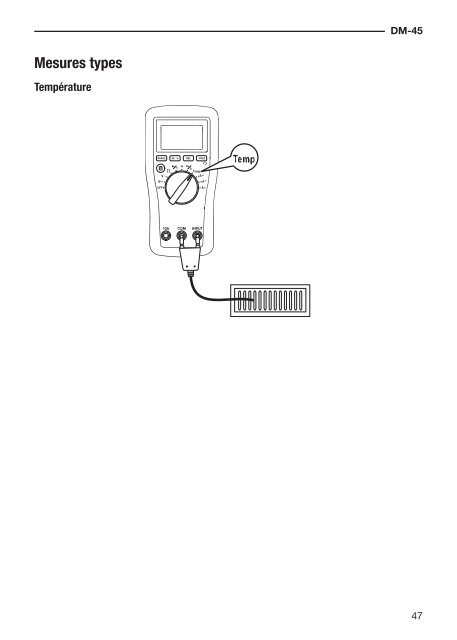 DM-45 Digital Multimeter MultÃ­metro digital MultimÃ¨tre numÃ©rique ...