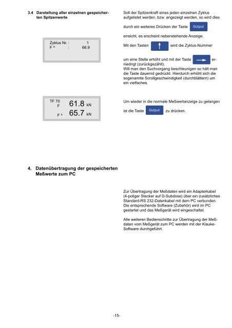 Bedienungsanleitung - Gustav Klauke GmbH