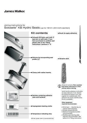 Solosele KB Hydro fitting guide - James Walker