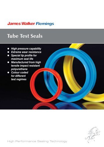 Tube Test Seals - James Walker