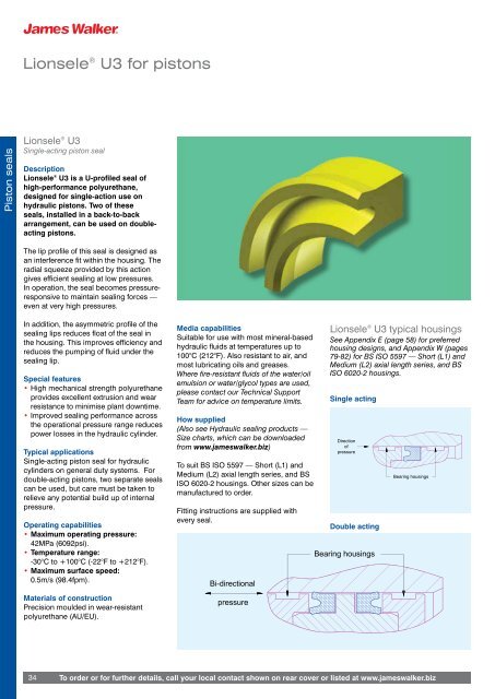 Hydraulic Sealing Guide