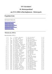 10. Deisterparklauf in Barsinghausen - ZurÃ¼ck zur Startseite