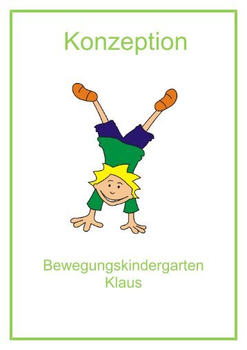 Konzeption des Kindergartens - Gemeinde Klaus