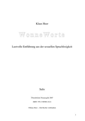 Erweiterungen zum Buch - Klaus Heer