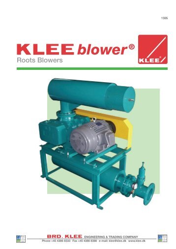 Roots Blowers - Brd. Klee A/S