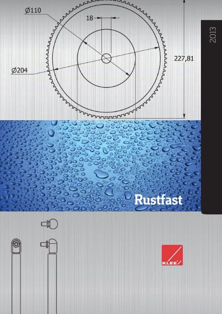 NYT â Katalog med RUSTFASTE produkter - Brd. Klee A/S