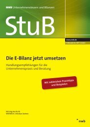 Die E-Bilanz jetzt umsetzen Aprill 2013 - Kleeberg