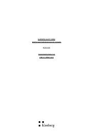 Bericht 2013 (PDF 0,1 MB) - Dr. Kleeberg & Partner GmbH