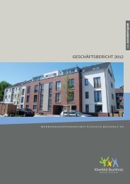 2012 - Wohnungsgenossenschaft Kleefeld-Buchholz eG