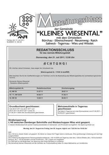 MTB KW 28.2011.pdf - Kleines Wiesental