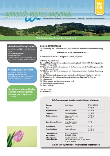 MTB KW 16.2013.pdf - Kleines Wiesental