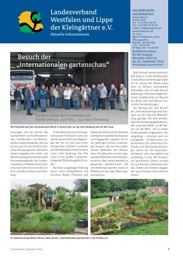 Landesseiten September 2013 - Landesverband Westfalen und ...