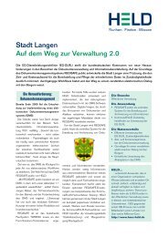 Anwenderbericht Stadt Langen - Hans Held GmbH