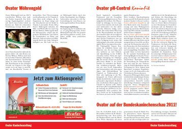 Kaninchen-Club Zeitung 11/2011