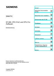 SIMATIC S7-300; S7-300. CPU 31xC und CPU 31x: Aufbauen - H