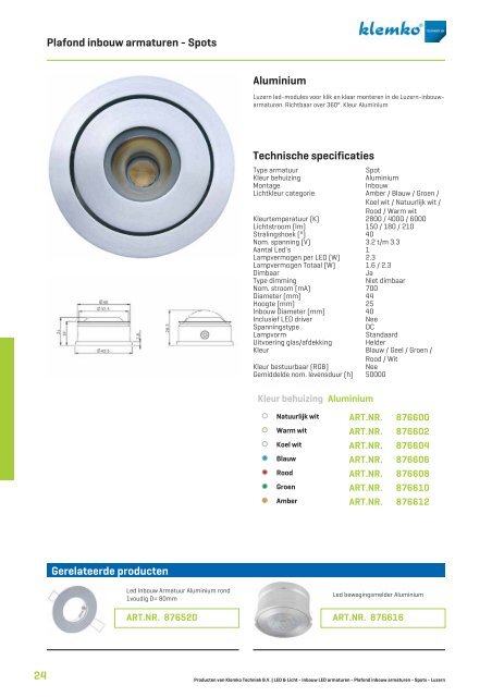 Catalogus Led & Licht - Klemko