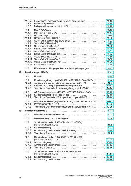 S7_400 Baugruppendaten - H