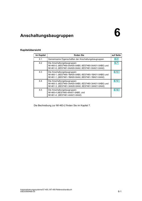 S7_400 Baugruppendaten - H